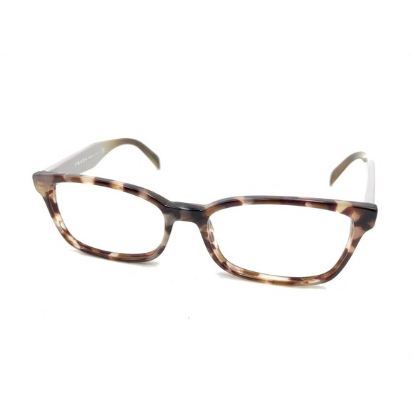 Prada VPR 18T UE0-1O1 Tortoise Brown Eyeglasses Frames 53-16 140 Italy Designer - Picture 8 of 12